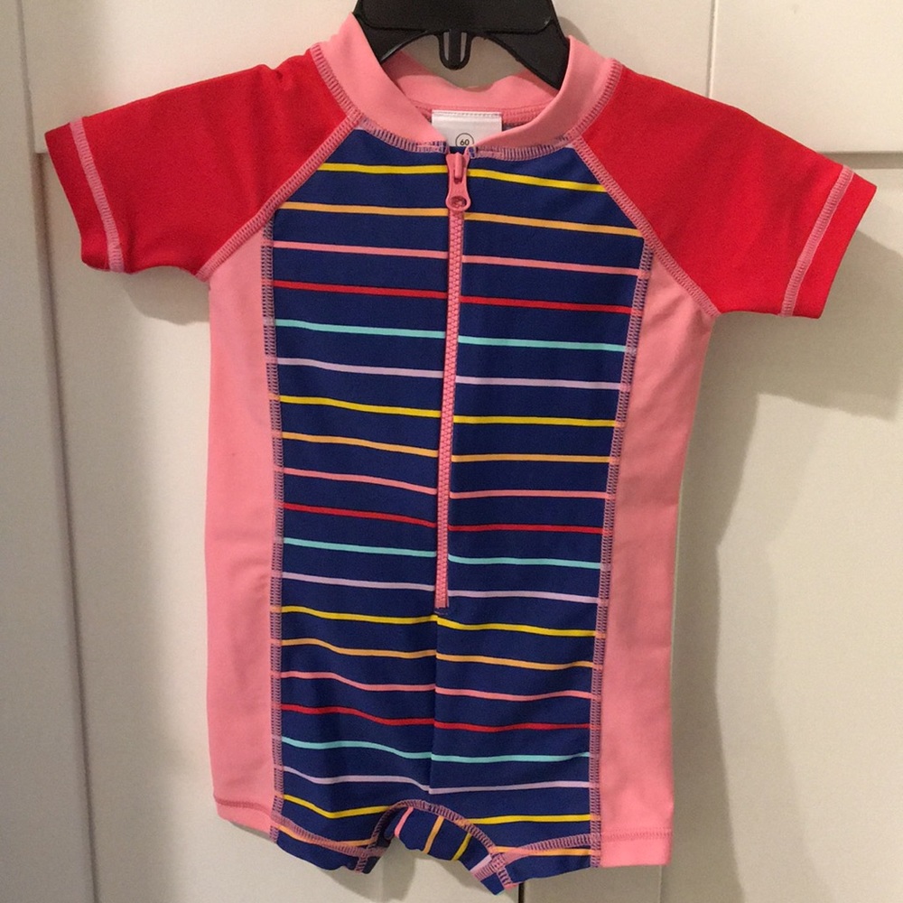 EUC Hanna Andersson Rash Guard Swim Suit
